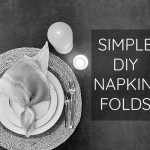 Simple Diy Napkin Folds